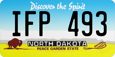 ND license plate IFP493