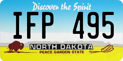 ND license plate IFP495