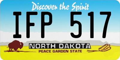 ND license plate IFP517