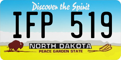 ND license plate IFP519