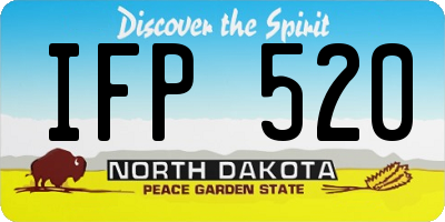 ND license plate IFP520