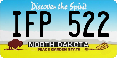 ND license plate IFP522