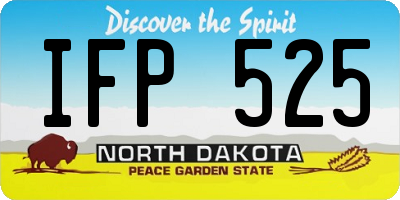 ND license plate IFP525