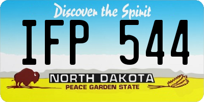 ND license plate IFP544