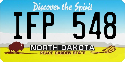 ND license plate IFP548