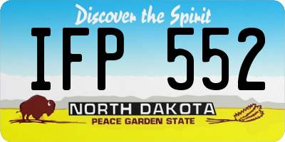 ND license plate IFP552