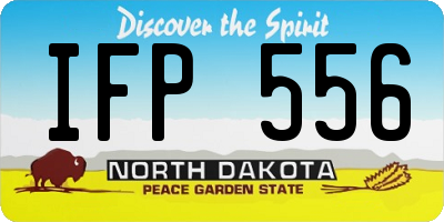 ND license plate IFP556