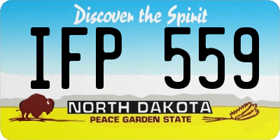 ND license plate IFP559