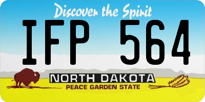 ND license plate IFP564