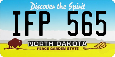 ND license plate IFP565