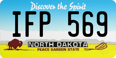 ND license plate IFP569