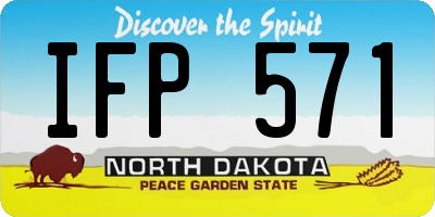 ND license plate IFP571