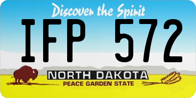 ND license plate IFP572