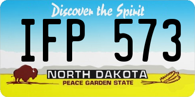 ND license plate IFP573