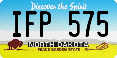 ND license plate IFP575