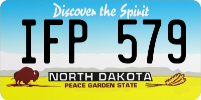 ND license plate IFP579