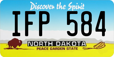 ND license plate IFP584