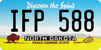 ND license plate IFP588