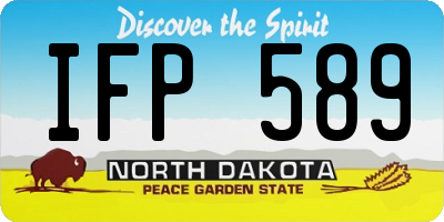 ND license plate IFP589
