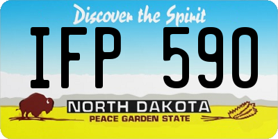 ND license plate IFP590