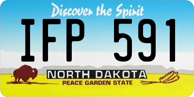 ND license plate IFP591