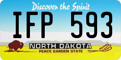 ND license plate IFP593