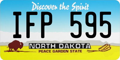 ND license plate IFP595