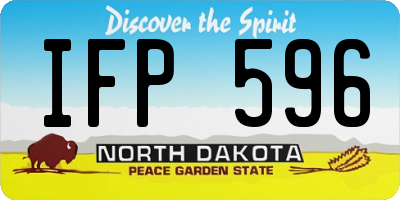 ND license plate IFP596