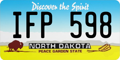 ND license plate IFP598