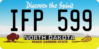 ND license plate IFP599