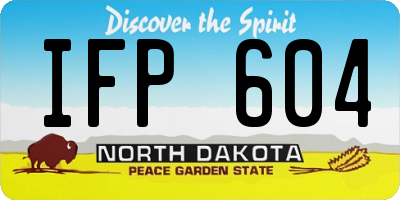 ND license plate IFP604