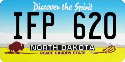 ND license plate IFP620