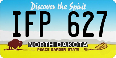 ND license plate IFP627