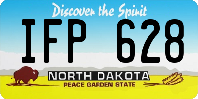 ND license plate IFP628