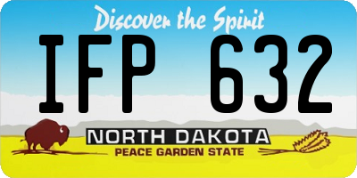 ND license plate IFP632