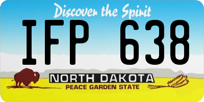 ND license plate IFP638