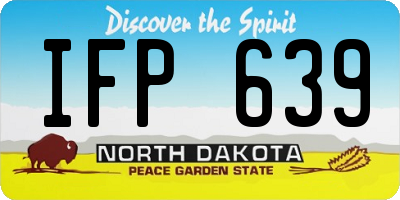 ND license plate IFP639