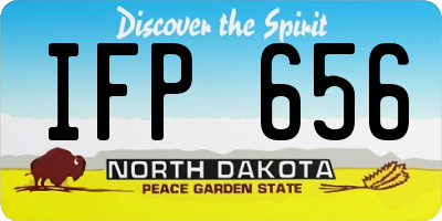 ND license plate IFP656
