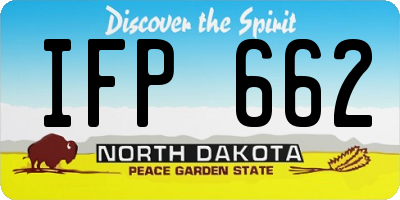 ND license plate IFP662