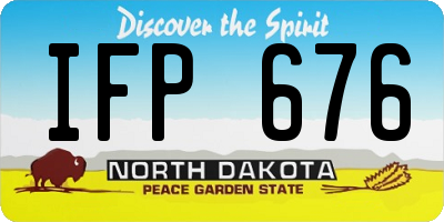 ND license plate IFP676