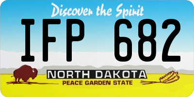 ND license plate IFP682