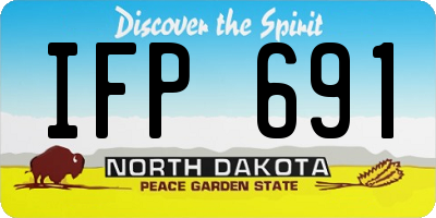 ND license plate IFP691