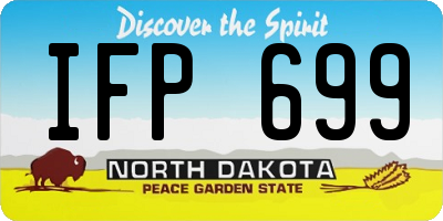 ND license plate IFP699