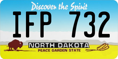 ND license plate IFP732