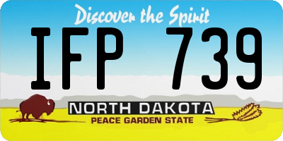 ND license plate IFP739