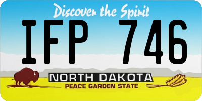 ND license plate IFP746
