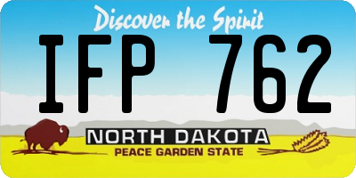 ND license plate IFP762