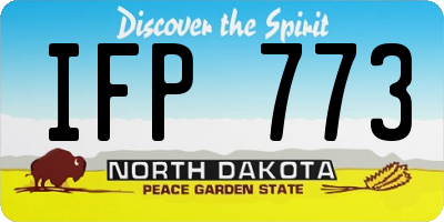 ND license plate IFP773