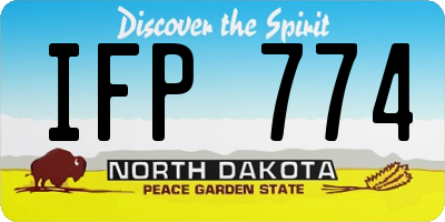 ND license plate IFP774