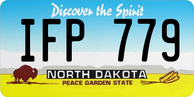 ND license plate IFP779
